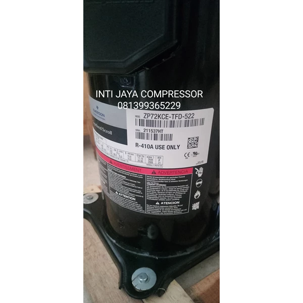 Compressor copeland zp72kce-tfd-522 6hp r410a
